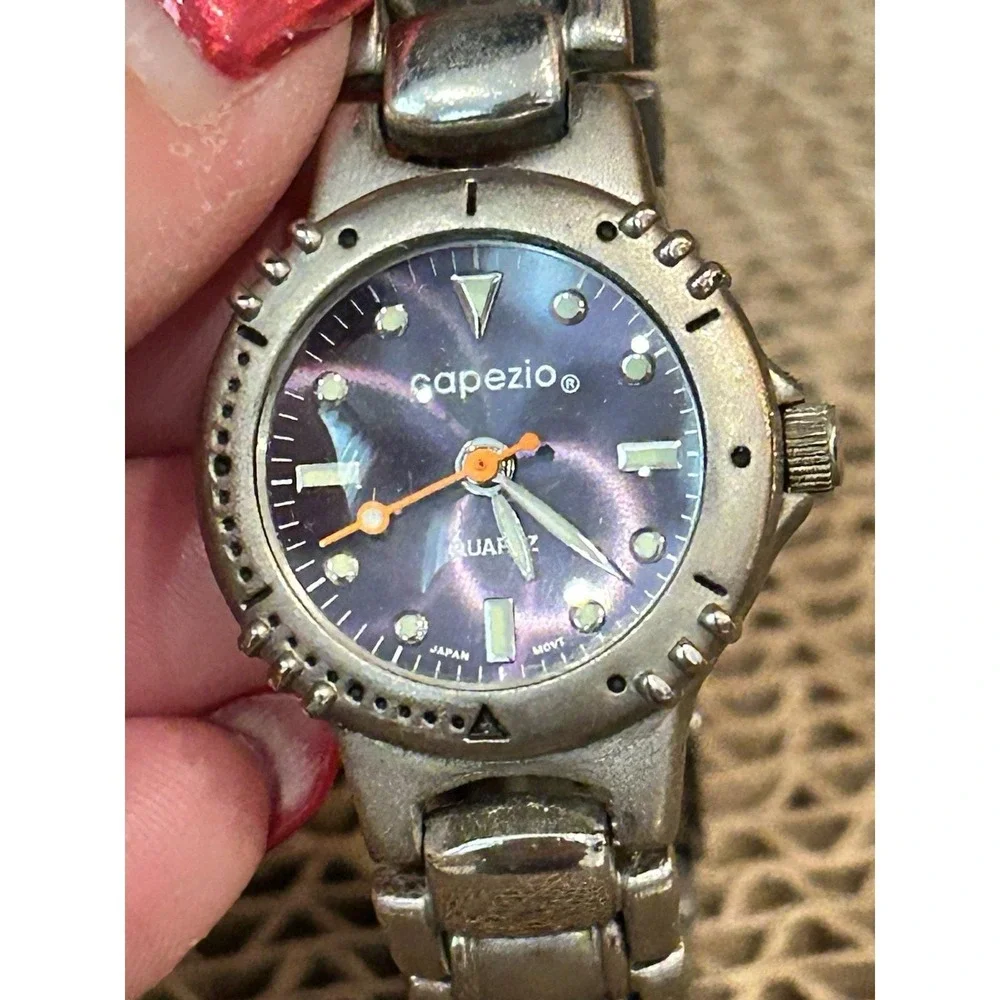 Capezio 202‎ Women Watch Stainless Steel Silver Quartz Needs Battery